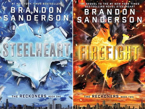 Steelheart and Firefight by Brandon Sanderson
