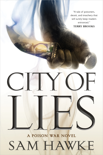 City of Lies by Sam Hawke Cover Image