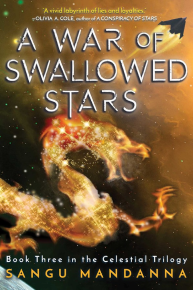 A War of Swallowed Stars by Sangu Mandanna Book Cover