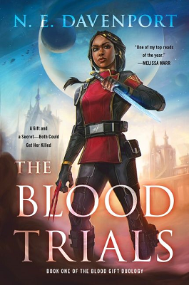 Cover of The Blood Trials by N. E. Davenport