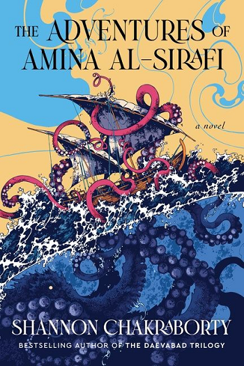 Cover of The Adventures of Amina al-Sirafi by Shannon Chakraborty